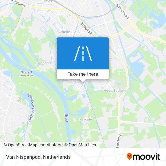 Van Nispenpad map