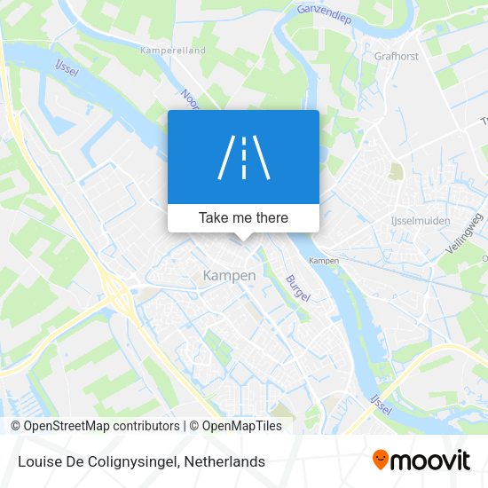 Louise De Colignysingel map