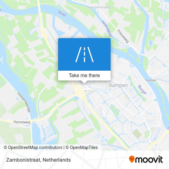 Zambonistraat map