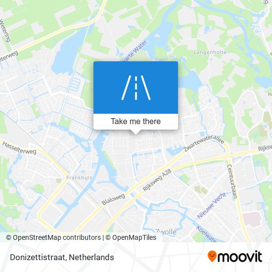 Donizettistraat map