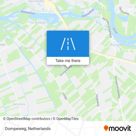 Dompeweg map