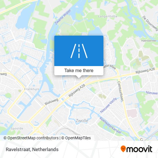 Ravelstraat map