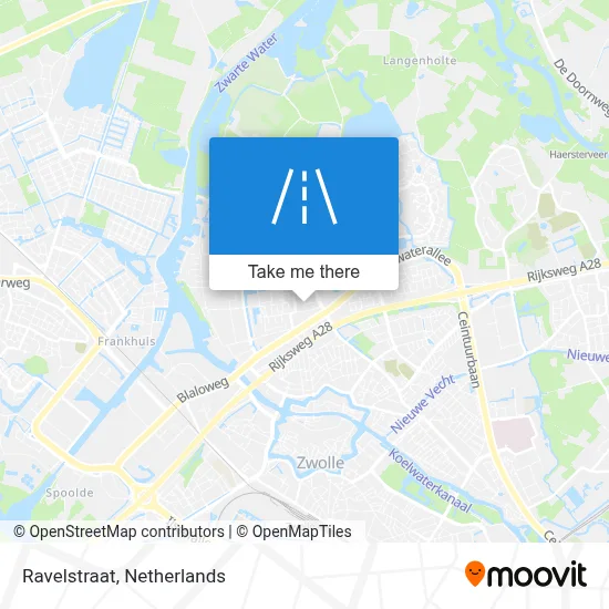 Ravelstraat map