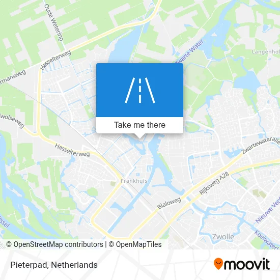 Pieterpad map