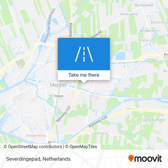 Severdingepad map