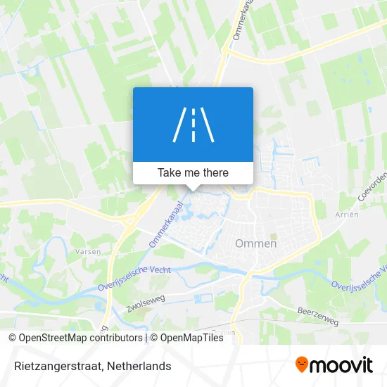 Rietzangerstraat Karte