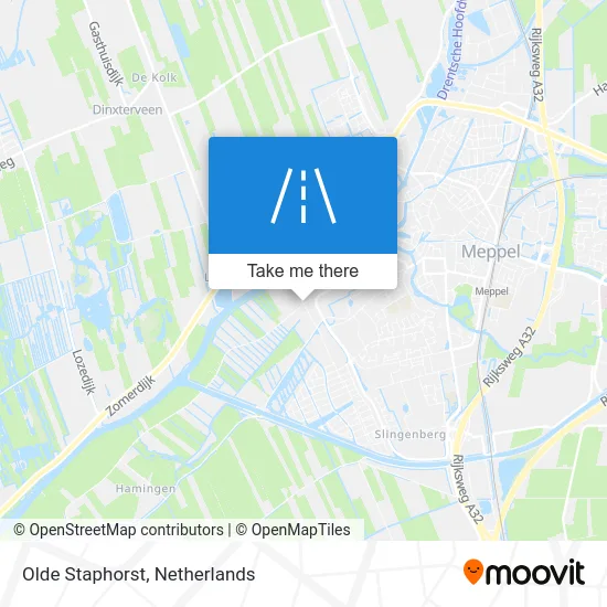 Olde Staphorst map