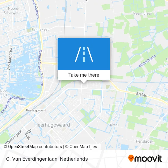 C. Van Everdingenlaan map
