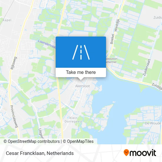 Cesar Francklaan map