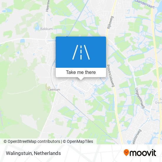 Walingstuin map