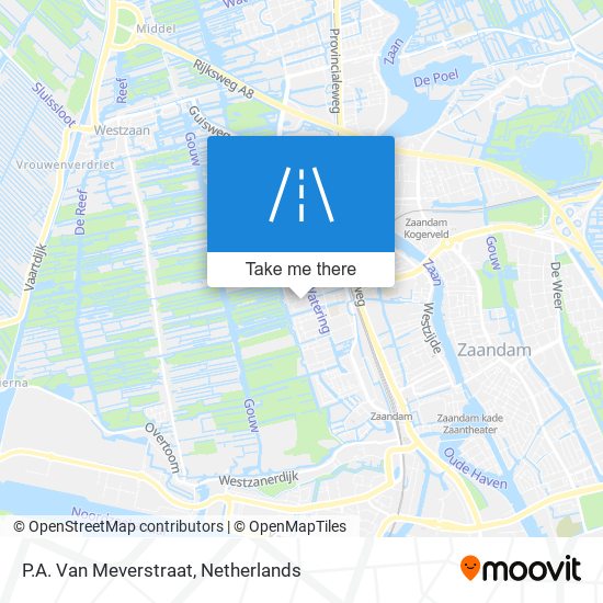 P.A. Van Meverstraat map