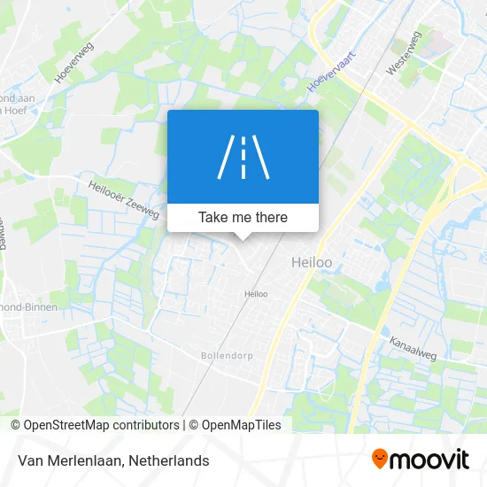 Van Merlenlaan map