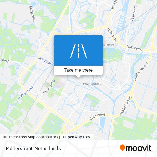 Ridderstraat map