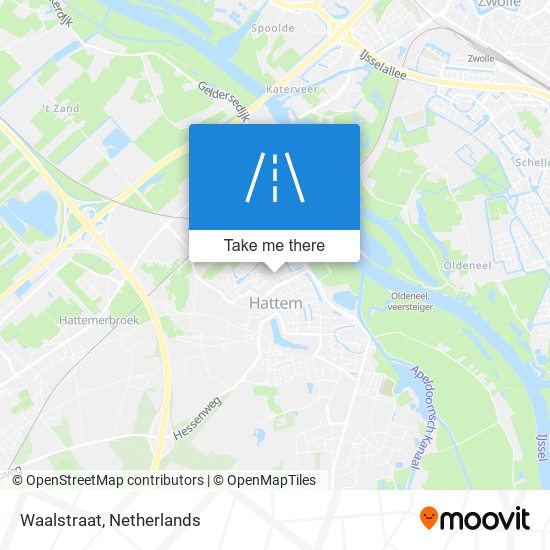 Waalstraat Karte