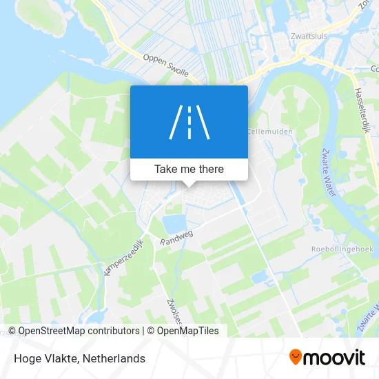 Hoge Vlakte map
