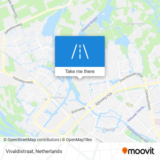 Vivaldistraat map