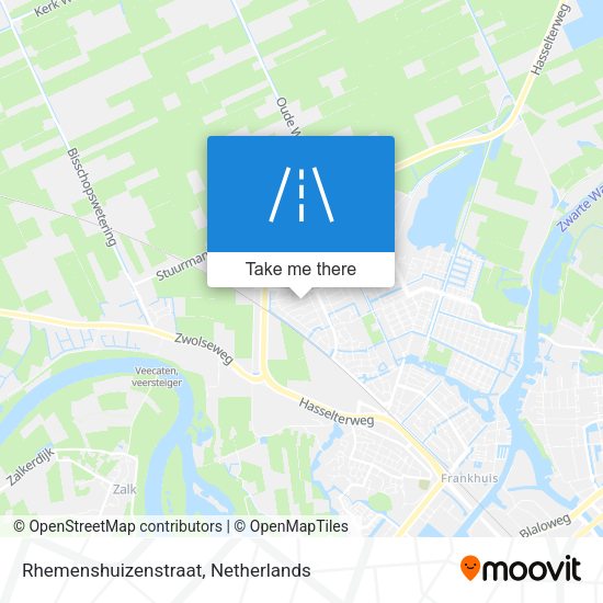 Rhemenshuizenstraat map
