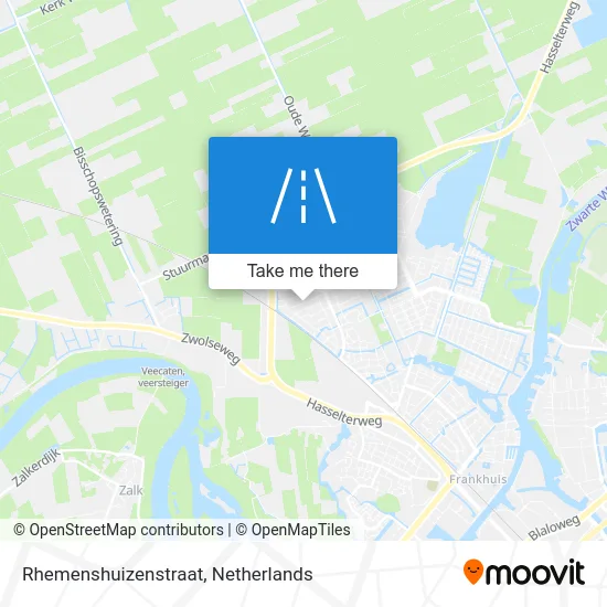 Rhemenshuizenstraat map