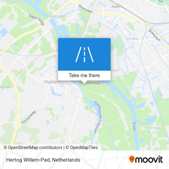 Hertog Willem-Pad map