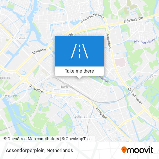 Assendorperplein map