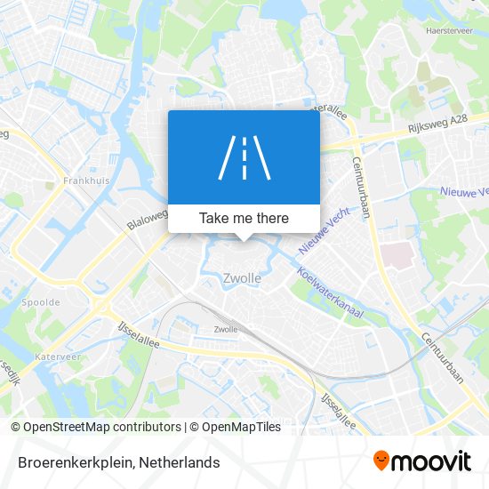 Broerenkerkplein map