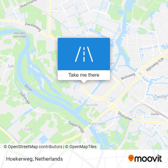 Hoekerweg map