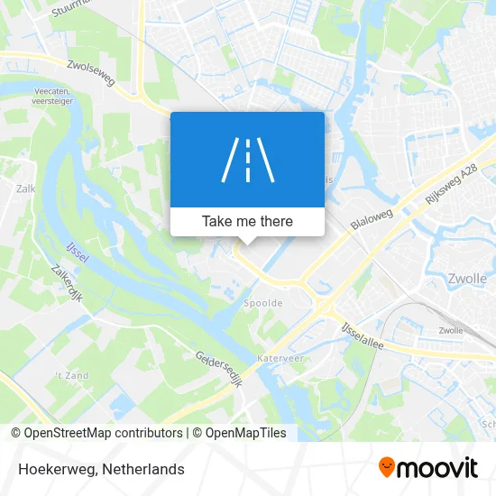 Hoekerweg map