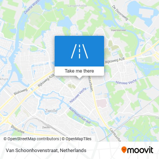 Van Schoonhovenstraat map