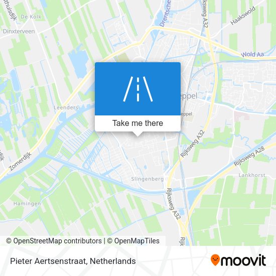 Pieter Aertsenstraat map