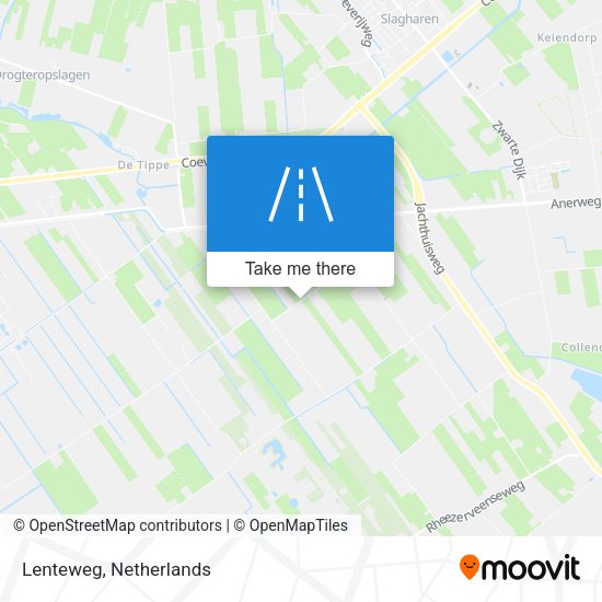 Lenteweg map