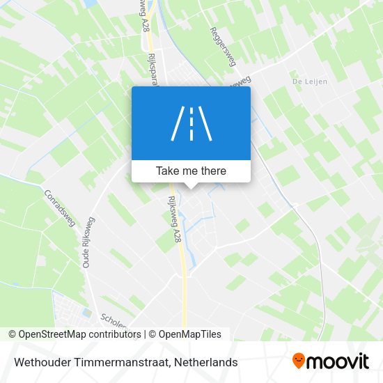 Wethouder Timmermanstraat map