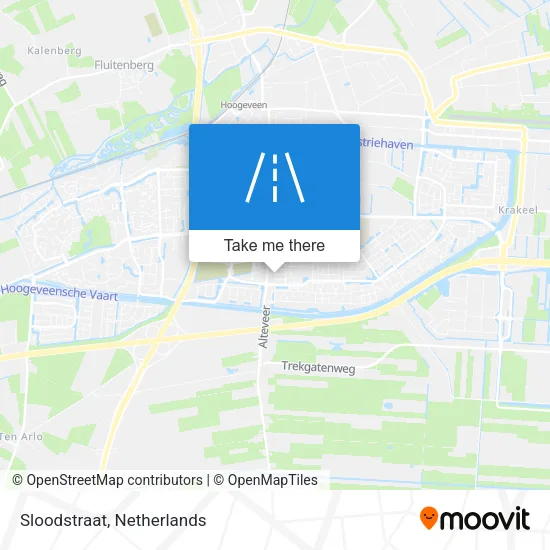 Sloodstraat map