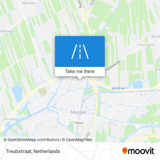 Treubstraat map