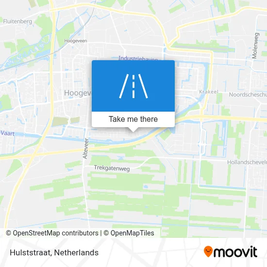 Hulststraat map