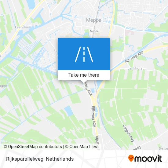 Rijksparallelweg Karte