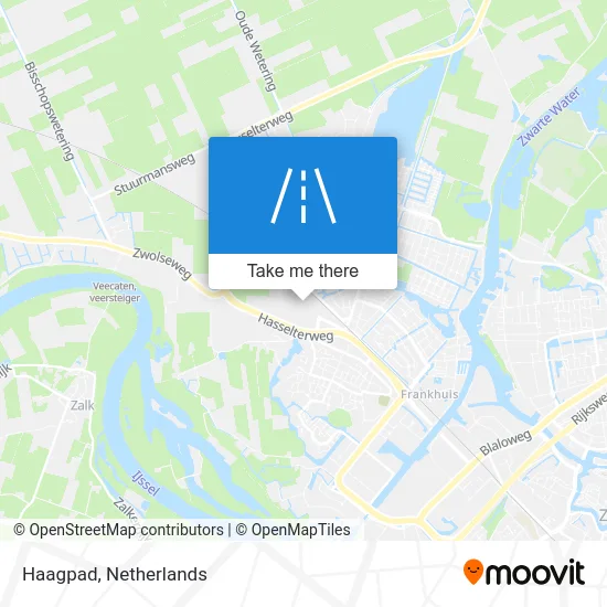 Haagpad map