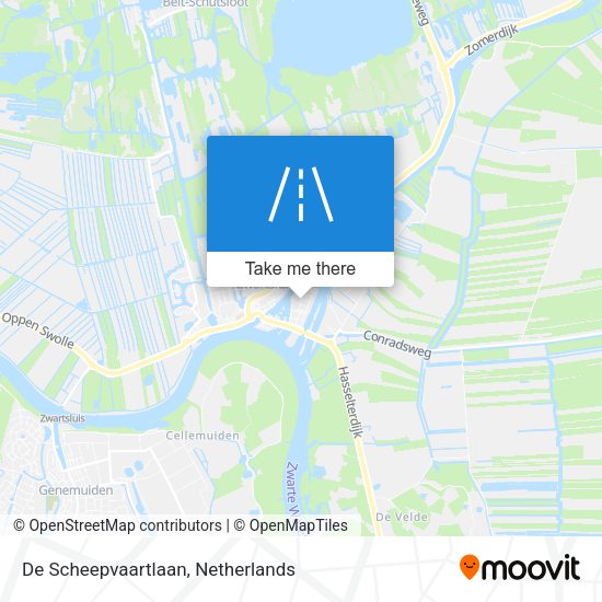 De Scheepvaartlaan map