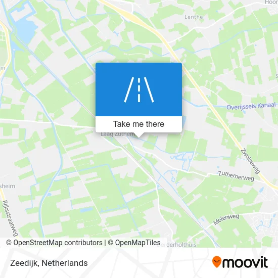Zeedijk map