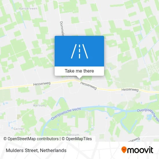 Muldersstraat map