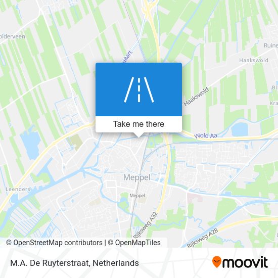 M.A. De Ruyterstraat map