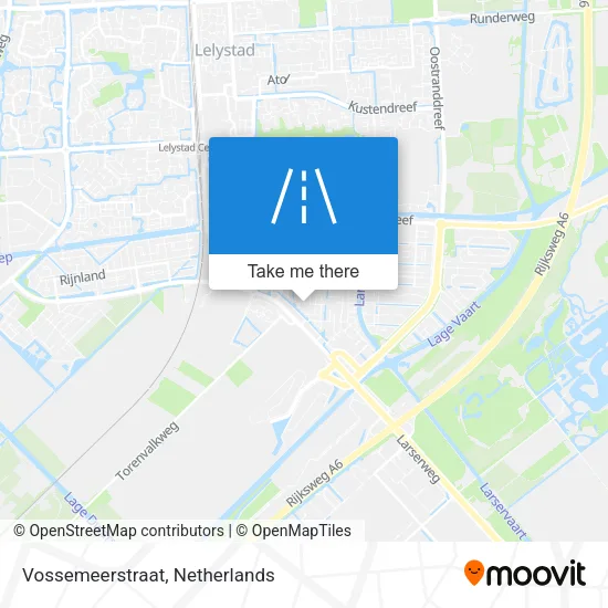 Vossemeerstraat map