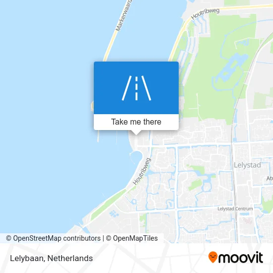 Lelybaan map