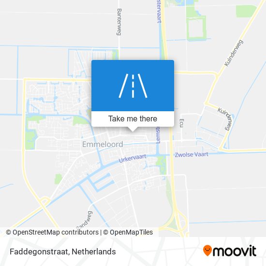 Faddegonstraat map