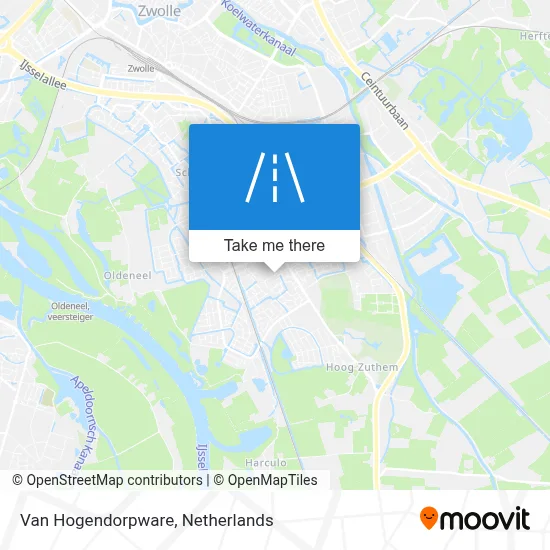 Van Hogendorpware map