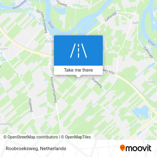 Roobroeksweg map