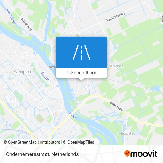 Ondernemersstraat map
