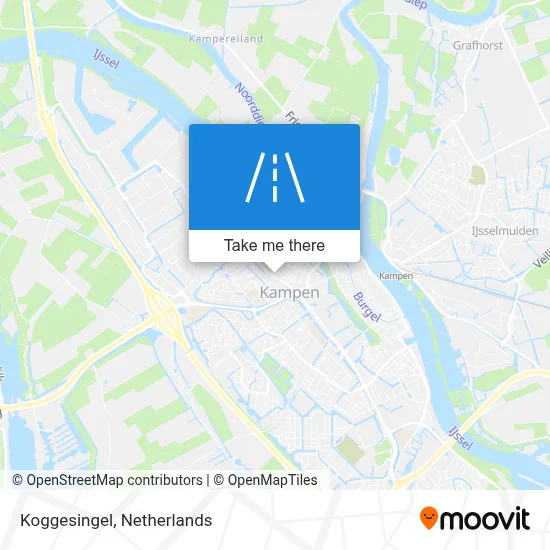 Koggesingel map