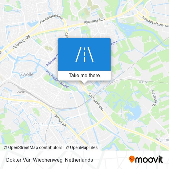 Dokter Van Wiechenweg map