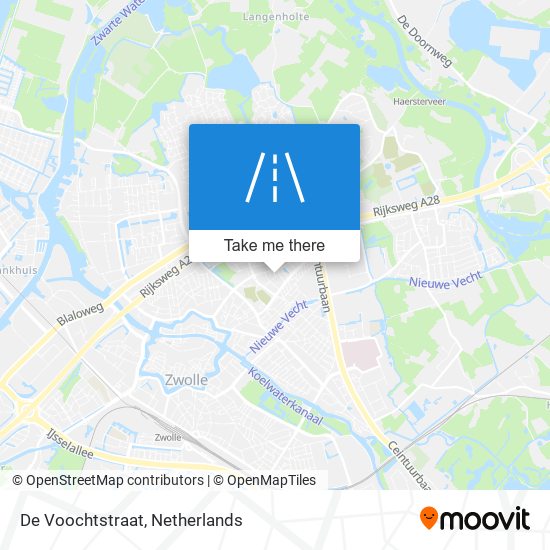 De Voochtstraat map