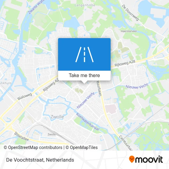 De Voochtstraat map
